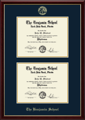 The Benjamin School diploma frame - Double Diploma Frame in Galleria