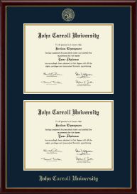 Double Diploma Frame