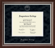 Augustana College Illinois diploma frame - Silver Embossed Diploma Frame in Devonshire