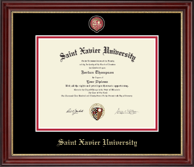 Saint Xavier University diploma frame - Masterpiece Medallion Diploma Frame in Kensington Gold