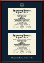 Shippensburg University Double Diploma Frame - Double Diploma Frame in Galleria