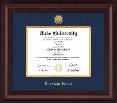 Duke University diploma frame - Presidential Gold Engraved Diploma Frame in Premier