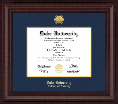 Duke University diploma frame - Presidential Gold Engraved Diploma Frame in Premier
