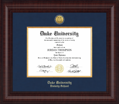 Duke University diploma frame - Presidential Gold Engraved Diploma Frame in Premier
