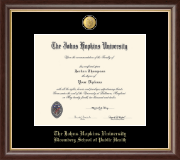 Johns Hopkins University diploma frame - 23K Medallion Diploma Frame in Hampshire