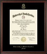 University of South Carolina Aiken diploma frame - Gold Embossed Diploma Frame in Studio