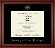 University of Maine Farmington diploma Frame - Gold Embossed Diploma Frame in Cambridge