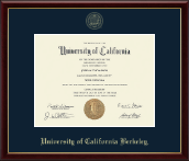 University of California Berkeley diploma frame - Gold Embossed Diploma Frame in Galleria