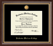 Baldwin-Wallace College diploma frame - 23K Medallion Diploma Frame in Hampshire