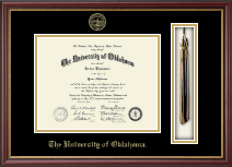 The University of Oklahoma Tassel Edition Diploma Frame in Newport