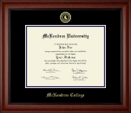 McKendree University diploma frame - Gold Embossed Diploma Frame in Cambridge