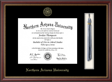 Northern Arizona University diploma frame - Tassel & Cord Diploma Frame in Newport