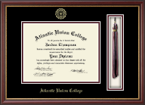 Atlantic Union College diploma frame - Tassel Diploma Frame in Newport