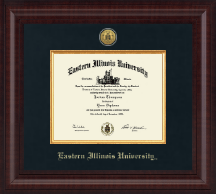 Eastern Illinois University diploma frame - Presidential Gold Engraved Diploma Frame in Premier