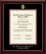 The University of Virginia's College at Wise diploma frame - Gold Embossed Diploma Frame in Gallery
