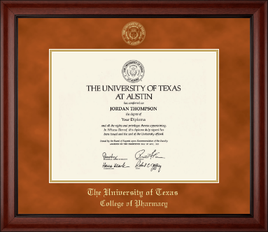 The University of Texas at Austin diploma frame - Gold Embossed Diploma Frame in Cambridge