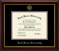 Lock Haven University diploma frame - Gold Embossed Diploma Frame in Gallery
