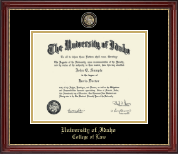 University of Idaho diploma frame - Masterpiece Medallion Diploma Frame in Kensington Gold
