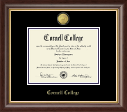 Cornell College diploma frame - 23K Medallion Diploma Frame in Hampshire