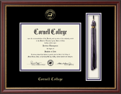 Cornell College diploma frame - Tassel & Cord Diploma Frame in Newport