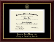 Kansas State University diploma frame - Gold Embossed Diploma Frame in Gallery