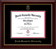 North Greenville University Gold Embossed Diploma Frame in Gallery