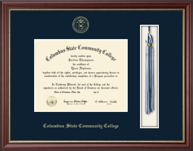 Columbus State Community College diploma frame - Tassel & Cord Diploma Frame in Newport