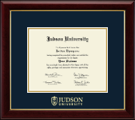 Judson University Gold Embossed Diploma Frame in Gallery