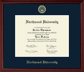 Northwood University in Texas diploma frame - Gold Embossed Diploma Frame in Camby