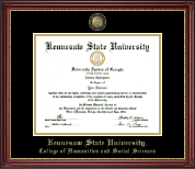Kennesaw State University diploma frame - Masterpiece Medallion Diploma Frame in Kensington Gold
