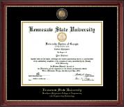 Kennesaw State University diploma frame - Masterpiece Medallion Diploma Frame in Kensington Gold