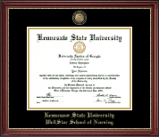 Kennesaw State University Masterpiece Medallion Diploma Frame in Kensington Gold