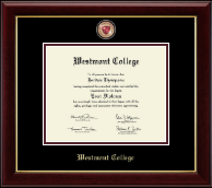Westmont College Masterpiece Medallion Diploma Frame in Gallery