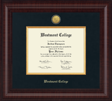 Westmont College diploma frame - Presidential Gold Engraved Diploma Frame in Premier