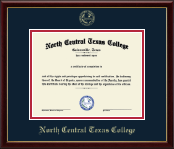 North Central Texas College Gold Embossed Diploma Frame in Galleria