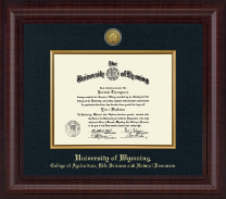 University of Wyoming diploma frame - Presidential Engraved Diploma Frame in Premier