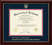 University of Richmond Gold Embossed Diploma Frame in Gallery