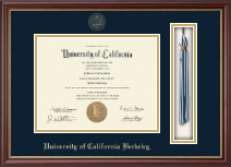 University of California Berkeley diploma frame - Tassel & Cord Diploma Frame in Newport