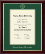 George Mason University diploma frame - Gold Embossed Diploma Frame in Gallery