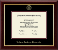 Bethune-Cookman University Gold Embossed Diploma Frame in Gallery