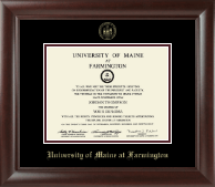 University of Maine Farmington diploma frame - Gold Embossed Diploma Frame in Rainier