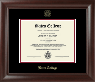 Bates College Gold Embossed Diploma Frame in Rainier