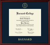 Barnard College diploma frame - Gold Embossed Diploma Frame in Camby