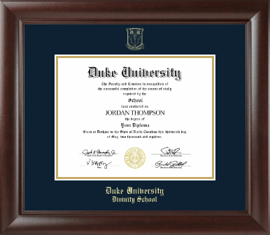 Duke University diploma frame - Gold Embossed Diploma Frame in Rainier