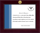 Sigma Alpha Alpha certificate frame - Century Gold Engraved Certificate Frame in Cordova