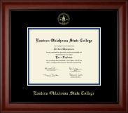 Eastern Oklahoma State College diploma frame - Gold Embossed Diploma Frame in Cambridge