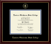 Eastern Oklahoma State College diploma frame - Gold Embossed Diploma Frame in Galleria