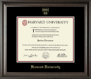 Harvard University diploma frame - Gold Embossed Diploma Frame in Acadia