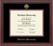Edinboro University Gold Engraved Medallion Diploma Frame in Signature