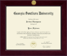 Georgia Southern University Century Gold Engraved Diploma Frame in Cordova